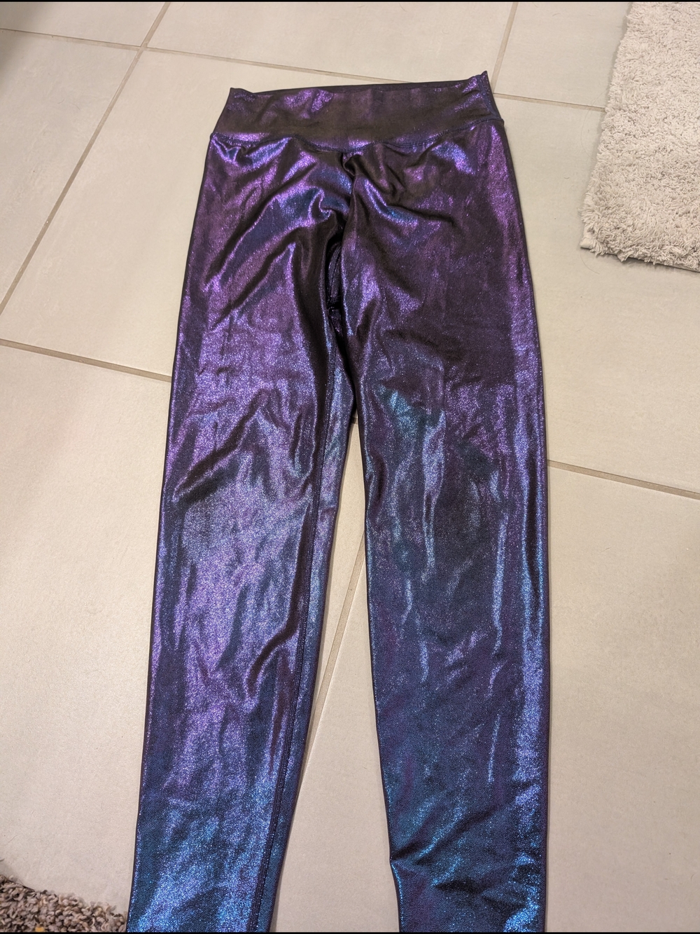 Buffbunny Shimmer Purple Iridescent Leggings